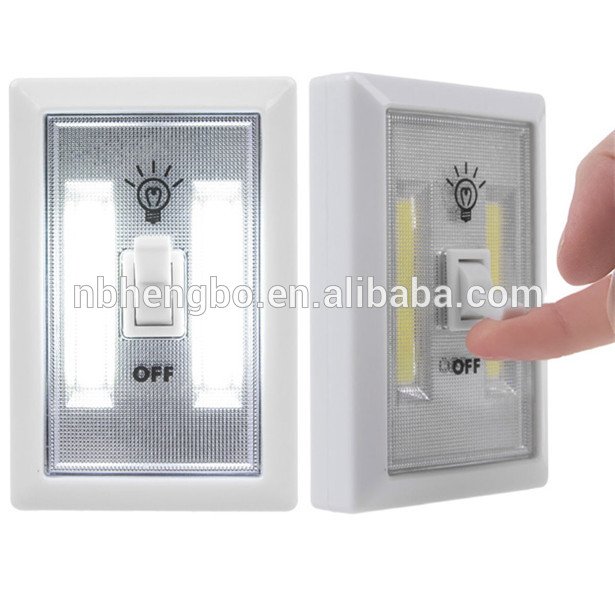 Cordless COB led night light switch with Magnet Used for Baby Nursery Hallways Bedrooms