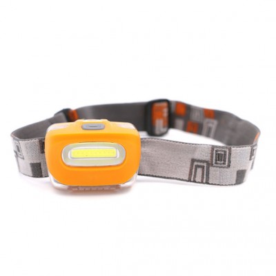 High Power battery powered COB Headlamp for running outdoor sports and working