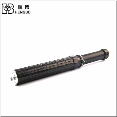 Powerful Telescopic baton Flashlight Self defense police Patrol LED Lantern Work Light