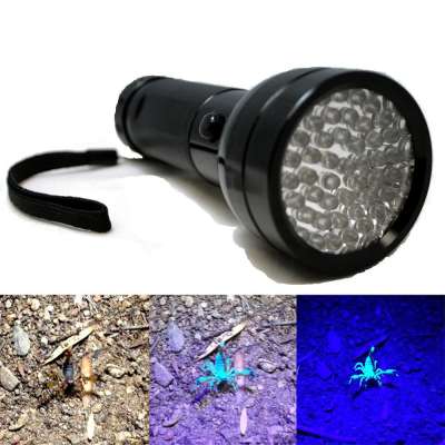 51 LED blacklight 365nm uv led flashlight