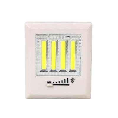 Hot Sale Super Bright Battery Operated COB Switch Light for Indoor Usage