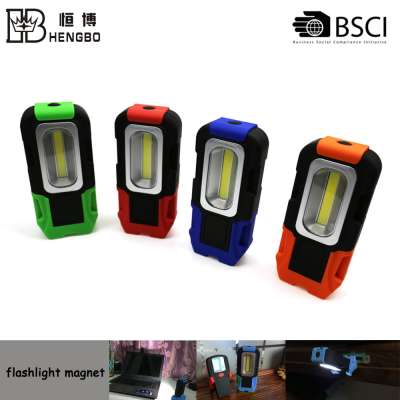 foldable work light flat magnetic flashlight