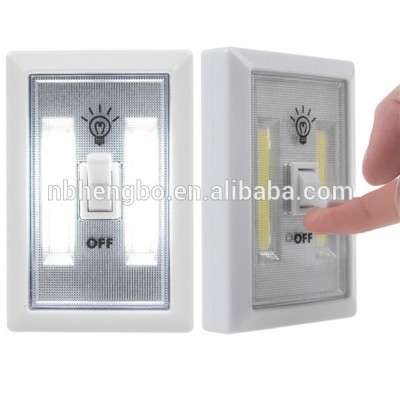 AAA Powered Cordless Led Night Lamp COB Switch Light for Corridor