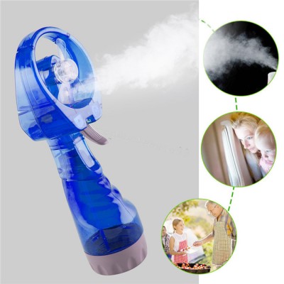 Mini water bottle spray Fan Handheld Summer colling Mist fan for Travel Beach