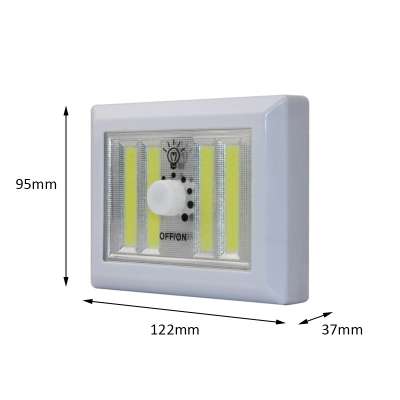 4 COB Light Switch Cordless light with dimmer Night Light Wall Switch Wireless Battery LED Lamp