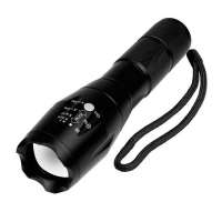 Wholesale aluminum waterproof LED torch light 18650 battery rechargeable tactical led flashlight